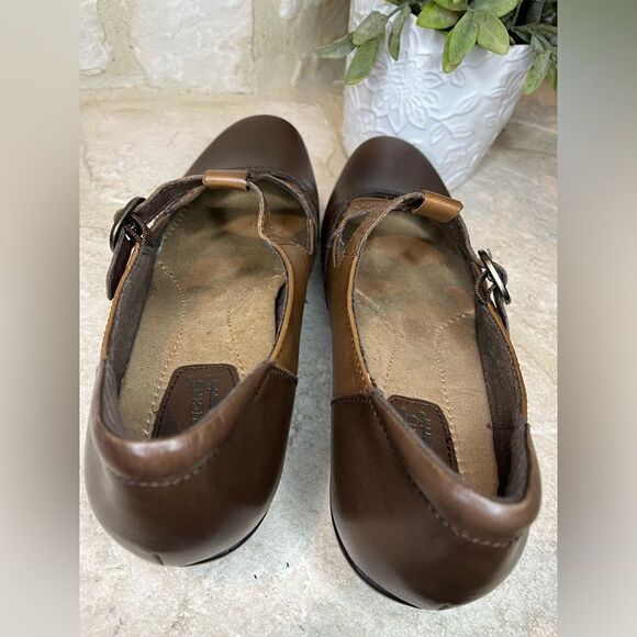 Earth Origins by Earth brown leather “Regina” Low Pump Loafer Heels Sz 11 - Picture 3 of 7